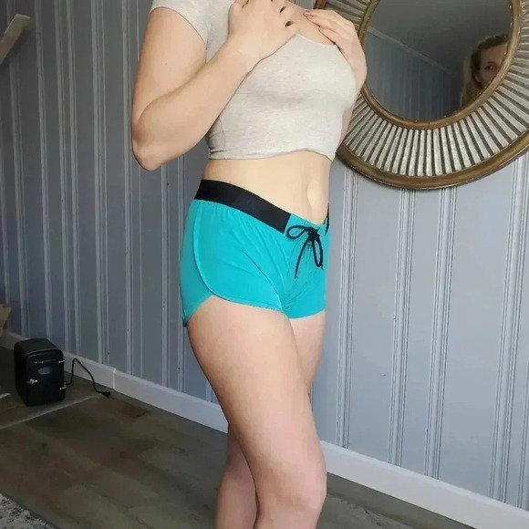 Nike Eclipse Teal Running Shorts M - Picture 1 of 8